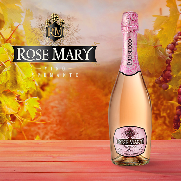 Rose Mary Prosecco Rose