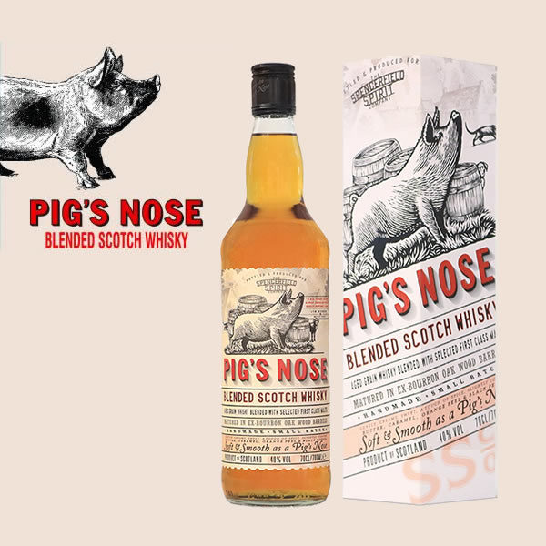 Pig's Nose Blended Scotch Whisky 40%