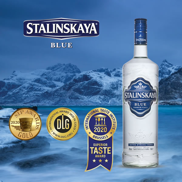 Stalinskaya Blue Vodka 45%