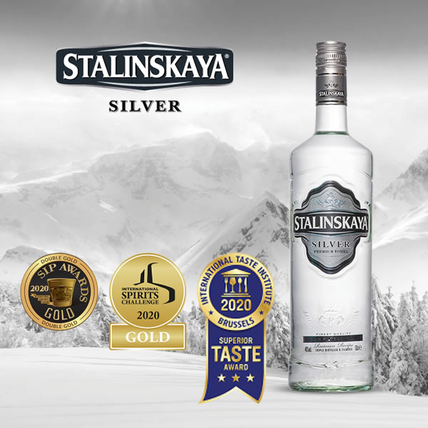 Stalinskaya Silver Vodka 40%