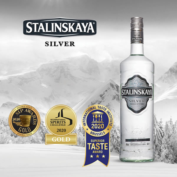Stalinskaya Silver Vodka 40%
